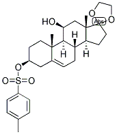 5-ANDROSTEN-3-BETA-OL-17-ONE ETHYLENEKETAL P-TOLUENESULPHONATE Struktur