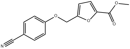 METHYL 5-[(4-CYANOPHENOXY)METHYL]-2-FUROATE Struktur