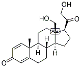 1,4-PREGNADIEN-18,21-DIOL-3,20-DIONE Struktur