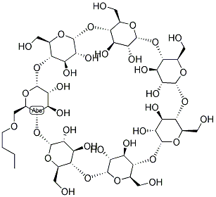 BUTYL-BETA-CYCLODEXTRIN Struktur