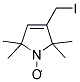 3-IODOMETHYL-(1-OXY-2,2,5,5-TETRAMETHYLPYRROLINE) Struktur