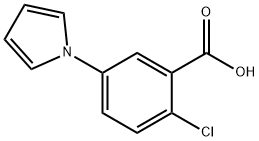 2-CHLORO-5-PYRROL-1-YL-BENZOIC ACID Struktur