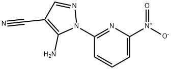 5-AMINO-1-(3-NITRO-2-PYRIDINYL)-1H-PYRAZOLE-4-CARBONITRILE Struktur