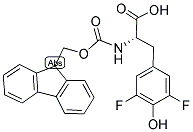 FMOC-L-TYR(3,5-DIFLUORO) Struktur