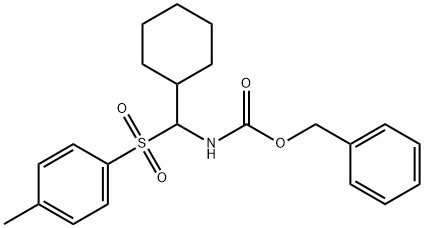 BENZYL N-(CYCLOHEXYL[(4-METHYLPHENYL)SULFONYL]METHYL)CARBAMATE Struktur