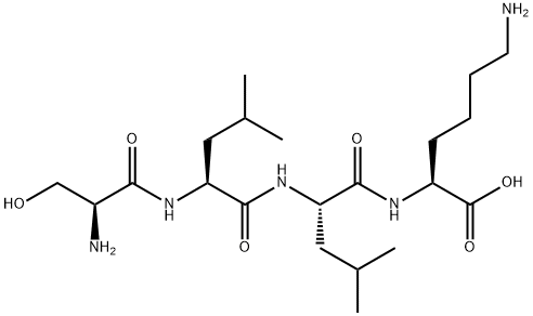 H-SER-LEU-LEU-LYS-NH2 Struktur