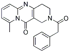 9-METHYL-2-(PHENYLACETYL)-1,2,3,4-TETRAHYDRO-11H-DIPYRIDO[1,2-A:4',3'-D]PYRIMIDIN-11-ONE Struktur