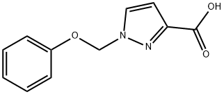 1-PHENOXYMETHYL-1 H-PYRAZOLE-3-CARBOXYLIC ACID Struktur