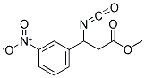 METHYL-3-ISOCYANATO-3-(3-NITROPHENYL) PROPIONATE Struktur