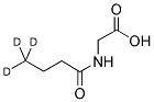 BUTYRYL (4,4,4-D3)GLYCINE Struktur