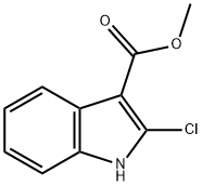 2-CHLORO-1H-INDOLE-3-CARBOXYLIC ACID METHYL ESTER Structure