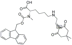 FMOC-L-MELYS(DDE)-OH Struktur