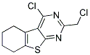 4-CHLORO-2-CHLOROMETHYL-5,6,7,8-TETRAHYDRO-BENZO[4,5]THIENO[2,3-D]PYRIMIDINE Struktur