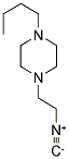 1-BUTYL-4-(2-ISOCYANO-ETHYL)-PIPERAZINE Struktur