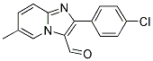 2-(4-CHLORO-PHENYL)-6-METHYL-IMIDAZO[1,2-A]-PYRIDINE-3-CARBALDEHYDE Struktur