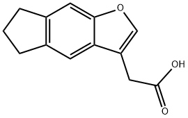 (6,7-DIHYDRO-5H-1-OXA-S-INDACEN-3-YL)-ACETIC ACID Struktur