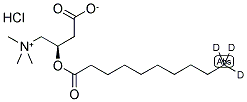 DECANOYL (10,10,10-D3)-L-CARNITINE HCL Struktur