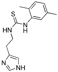 N-(2,5-DIMETHYLPHENYL)-N'-[2-(1H-IMIDAZOL-4-YL)ETHYL]THIOUREA Struktur