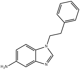 1-PHENETHYL-1H-BENZOIMIDAZOL-5-YLAMINE Struktur