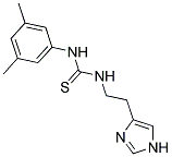 N-(3,5-DIMETHYLPHENYL)-N'-[2-(1H-IMIDAZOL-4-YL)ETHYL]THIOUREA Struktur