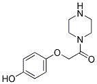 2-(4-HYDROXY-PHENOXY)-1-PIPERAZIN-1-YL-ETHANONE Struktur