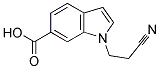 1-(2-CYANOETHYL)-1H-INDOLE-6-CARBOXYLIC ACID Struktur