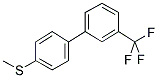 4-METHYLTHIO-3'-TRIFLUOROMETHYLBIPHENYL Struktur