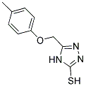 5-P-TOLYLOXYMETHYL-4H-[1,2,4]TRIAZOLE-3-THIOL Struktur