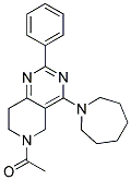 1-(4-AZEPAN-1-YL-2-PHENYL-7,8-DIHYDRO-5H-PYRIDO[4,3-D]PYRIMIDIN-6-YL)-ETHANONE Struktur