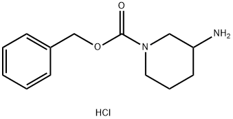 BENZYL 3-AMINOPIPERIDINE-1-CARBOXYLATE HYDROCHLORIDE Struktur