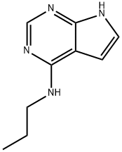 6-PROPYLAMINO-7-DEAZAPURINE Struktur