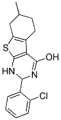 2-(2-CHLOROPHENYL)-7-METHYL-1,2,5,6,7,8-HEXAHYDRO[1]BENZOTHIENO[2,3-D]PYRIMIDIN-4-OL Struktur