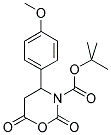 4-(4-METHOXY-PHENYL)-2,6-DIOXO-[1,3]OXAZINANE-3-CARBOXYLIC ACID TERT-BUTYL ESTER Struktur