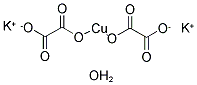 POTASSIUM BISOXALATOCUPRATE(II) HYDRATE Struktur