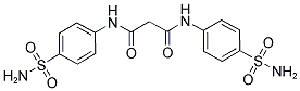 N,N'-BIS-(4-SULFAMOYL-PHENYL)-MALONAMIDE Struktur