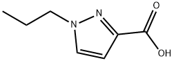 1-PROPYL-1 H-PYRAZOLE-3-CARBOXYLIC ACID Struktur