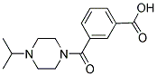 3-[(4-ISOPROPYLPIPERAZIN-1-YL)CARBONYL]BENZOIC ACID Struktur