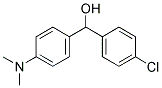 4-CHLORO-4'-(DIMETHYLAMINO)BENZHYDROL Struktur