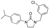 1-(3-CHLOROBENZYL)-3-(4-ISOPROPYLPHENYL)IMIDAZOLIDIN-2-ONE Struktur