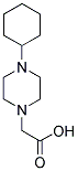 (4-CYCLOHEXYL-PIPERAZIN-1-YL)-ACETIC ACID Struktur