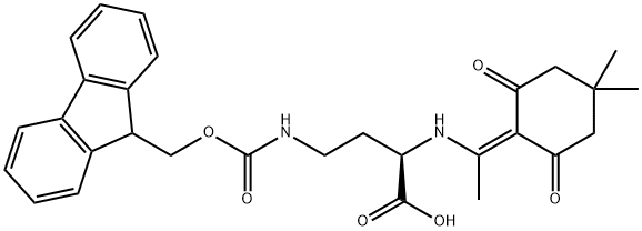 DDE-D-DAB(FMOC)-OH Struktur