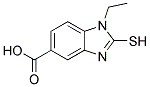 1-ETHYL-2-MERCAPTO-1H-BENZIMIDAZOLE-5-CARBOXYLIC ACID Struktur