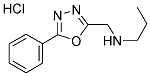 (5-PHENYL-[1,3,4]OXADIAZOL-2-YLMETHYL)-PROPYL-AMINE HYDROCHLORIDE Struktur