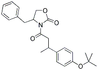 4-BENZYL-3-[3-(4-TERT-BUTOXYPHENYL)BUTYRYL]OXAZOLIDIN-2-ONE Struktur