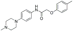 N-(4-(4-METHYLPIPERAZIN-1-YL)PHENYL)-2-(P-TOLYLOXY)ACETAMIDE Struktur