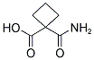 1-CARBAMOYL-CYCLOBUTANECARBOXYLIC ACID Struktur