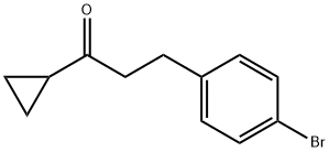 2-(4-BROMOPHENYL)ETHYL CYCLOPROPYL KETONE Struktur