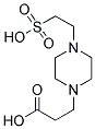 3-[4-(2-SULFO-ETHYL)-PIPERAZIN-1-YL]-PROPIONIC ACID Struktur