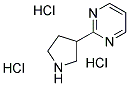 2-PYRROLIDIN-3-YL-PYRIMIDINE TRIHYDROCHLORIDE Struktur