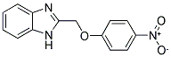 2-(4-NITRO-PHENOXYMETHYL)-1H-BENZOIMIDAZOLE Struktur